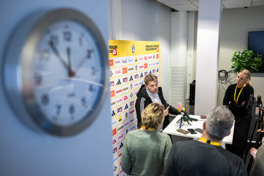 Head coach Tony Gustavsson of the Swedish women's national