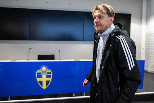 Head coach Tony Gustavsson of the Swedish women's national