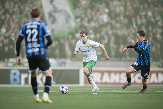 under fotbollsmatchen i Allsvenskan mellan Sirius och