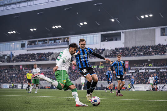 under fotbollsmatchen i Allsvenskan mellan Sirius och
