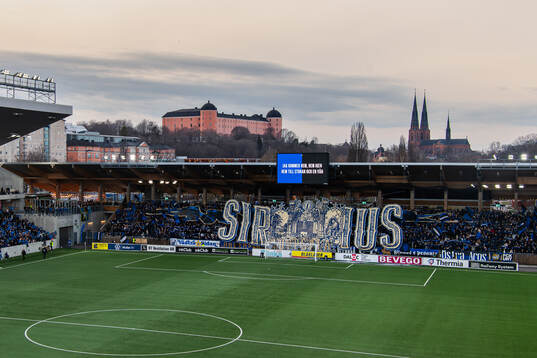Sirius supportrar med ett tifo
