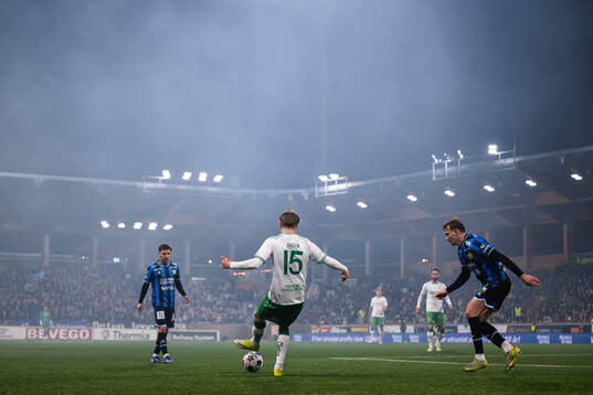 Hammarbys Oliver Jordan Hagen och Sirius Oscar Krusnell