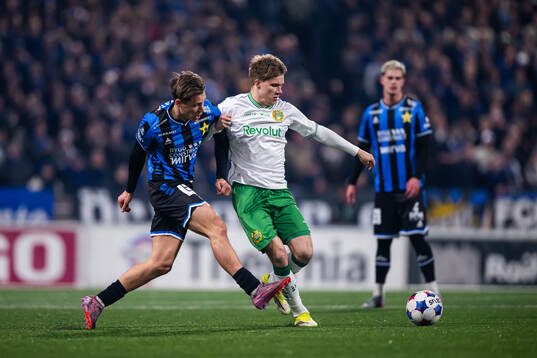 Hammarbys Oliver Jordan Hagen och Sirius Marcus Lindberg
