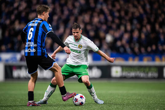Sirius Marcus Lindberg och Hammarbys Oscar Johansson
