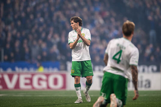 Hammarbys Hampus Skoglund deppar