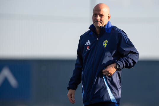 Head coach Magnus Wikman of Sweden