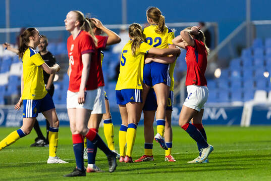Bläddra bland fler bilder av Football, WU23, International friendly, Norway - Sweden