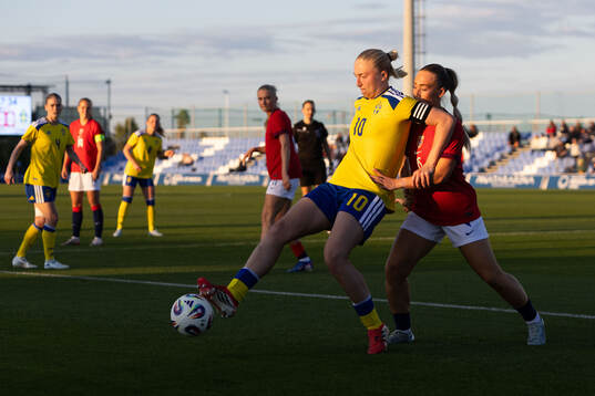 Wilma Leidhammar of Sweden and Julie Jorde of Norway