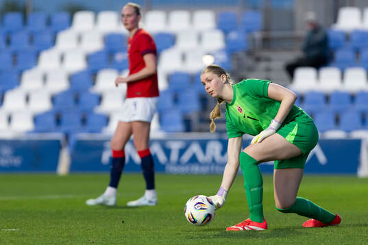 Goalkeeper Thiril Erichsen of Norway
