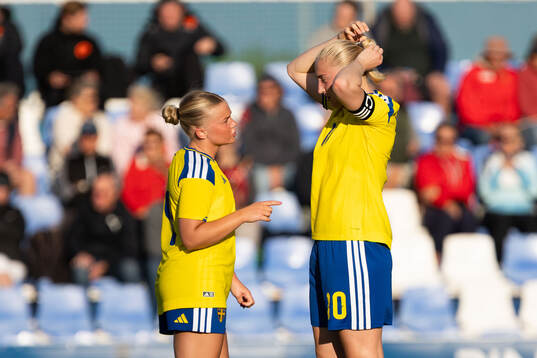 Matilda Nildén and Wilma Leidhammar of Sweden