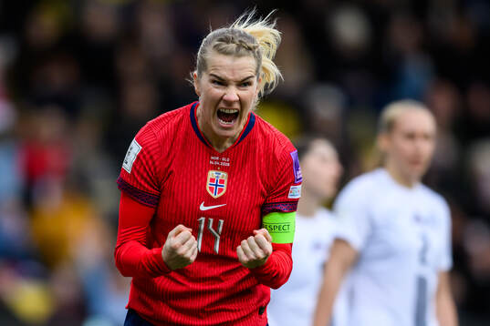 Ada Hegerberg of Norway celebrates