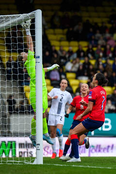 goalkeeper Zala Mersnik of Slovenia