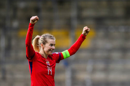 Ada Hegerberg of Norway celebrates