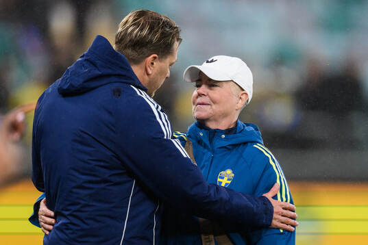 Head coach Tony Gustavsson and Senior advisor Marika