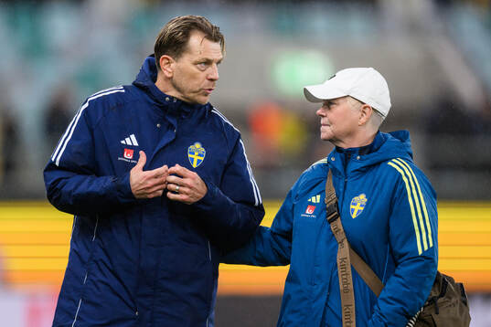 Head coach Tony Gustavsson and Senior advisor Marika