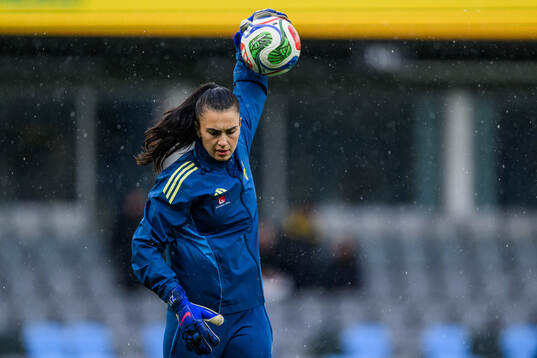goalkeeper Zecira Musovic of Sweden