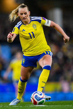 Stina Blackstenius of Sweden