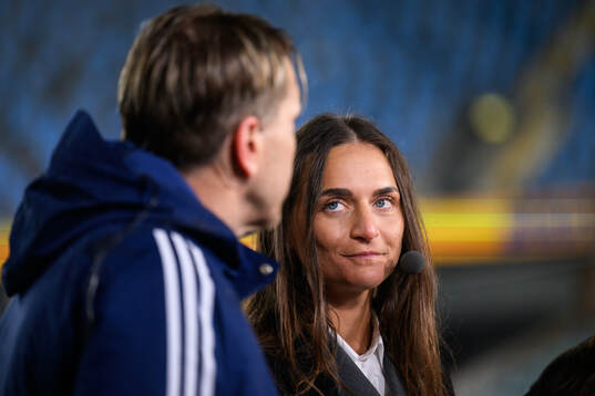Elena Sadiku in SVT’s studio