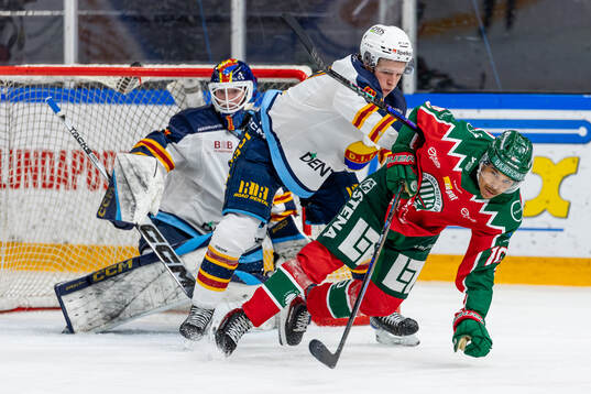 Djurgårdens Fred Nord och Frölundas Max Wästergård