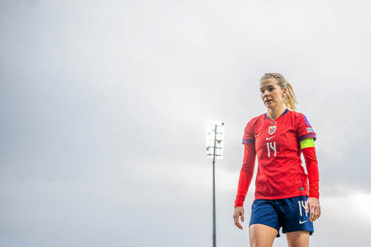 Ada Hegerberg of Norway at half-time