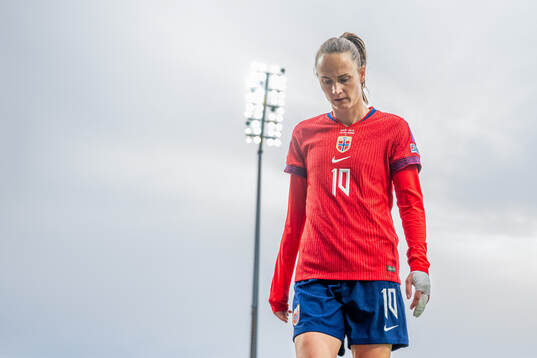 Caroline Graham Hansen of Norway at half-time