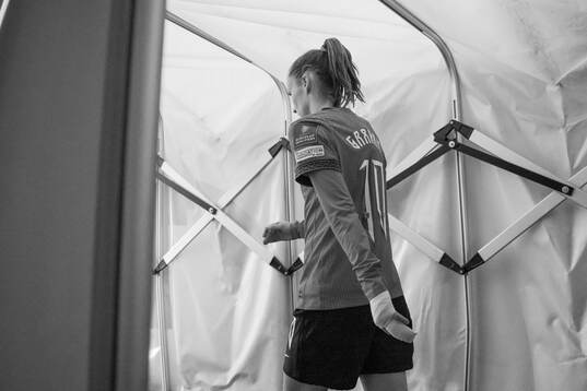 Caroline Graham Hansen of Norway at half-time