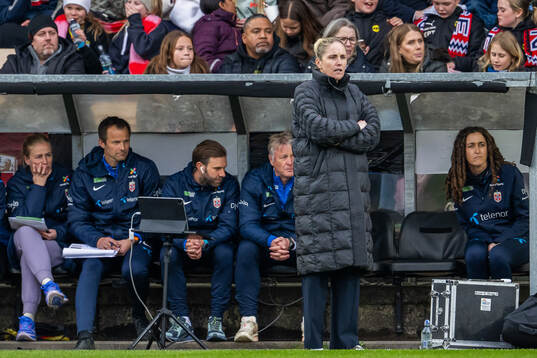 Head coach Gemma Grainger of Norway