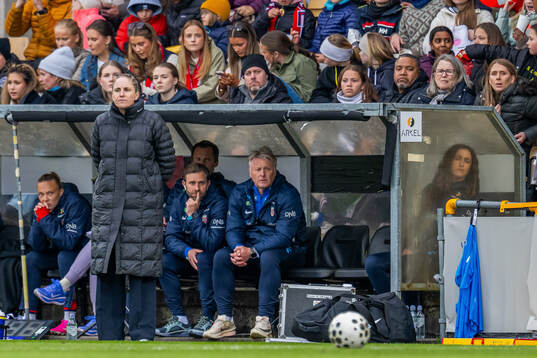 Head coach Gemma Grainger, assistant coach Mikey Harris and