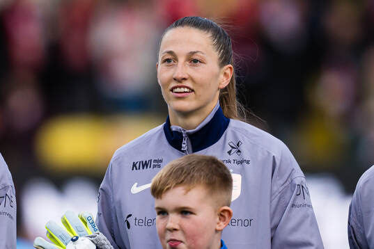 Goalkeeper Cecilie Fiskerstrand of Norway