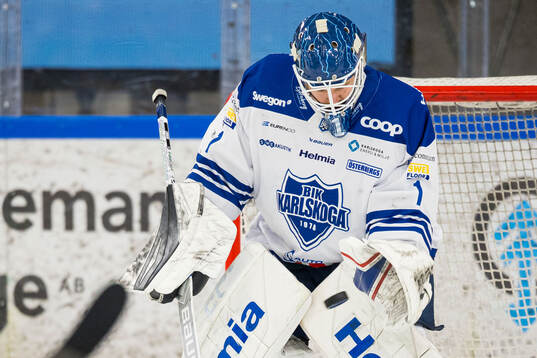 Karlskogas målvakt Olof Lindbom