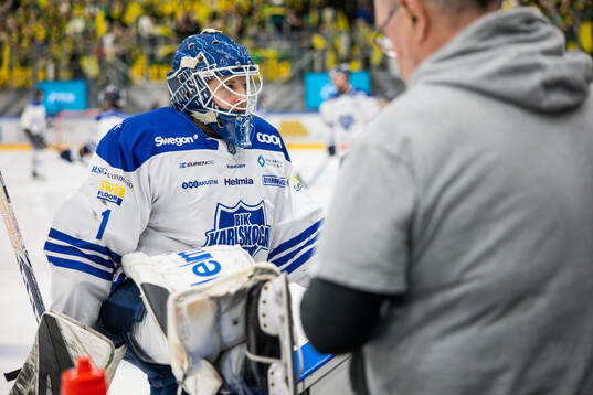 Karlskogas målvakt Olof Lindbom