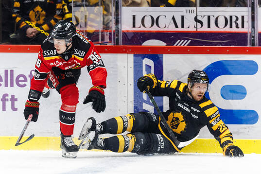 Luleås Pontus Andreasson och Skellefteås Mikkel Aagaard