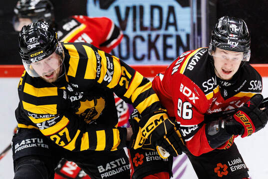 Skellefteås Martin Lundberg och Luleås Pontus Andreasson