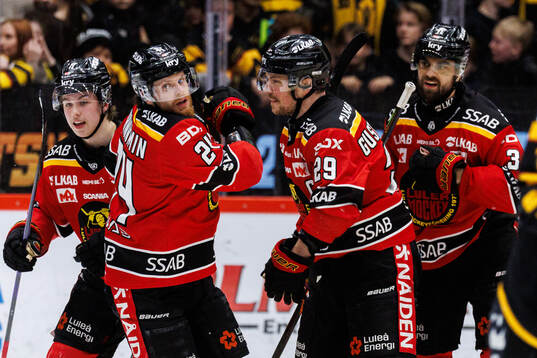 Luleås Isac Hedqvist, Brendan Shinnimin, Erik Gustafsson