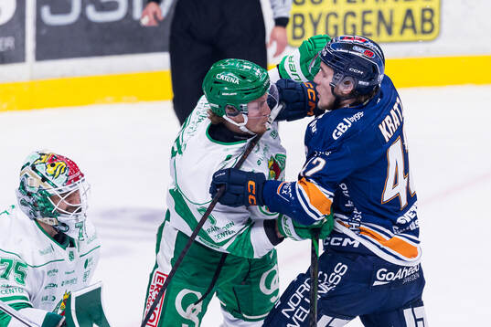 Rögles Paul Ladue och Växjös Kalle Kratz