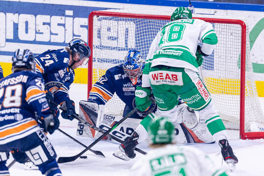Växjös målvakt Ludvig Persson