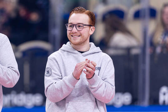 Växjös U18 tränare Wilhelm Sjöberg