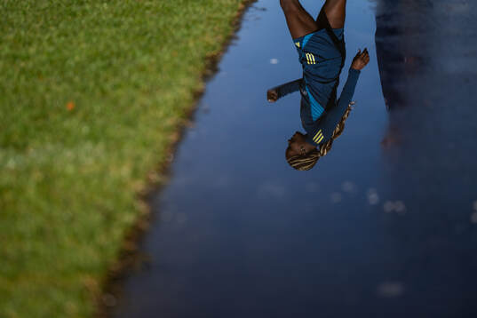 Evelyn Ijeh of the Swedish women's national football team