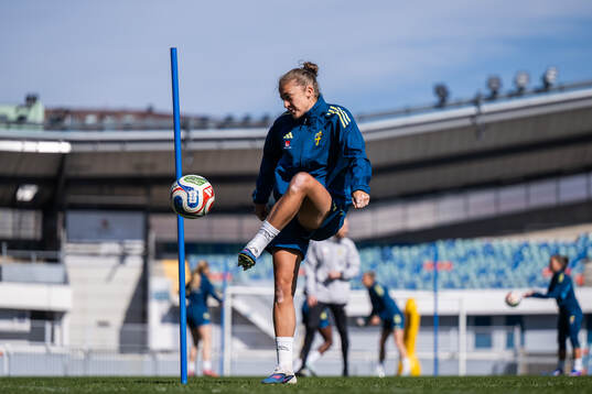 Filippa Angeldahl of the Swedish women's national football