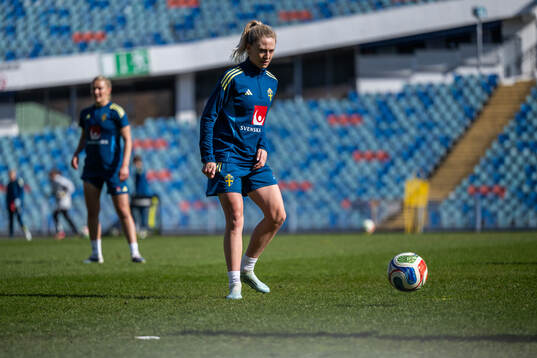Rebecka Blomqvist of the Swedish women's national football