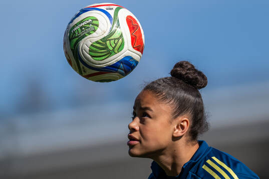Felicia Schröder of the Swedish women's national football