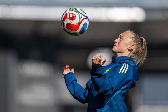 Hanna Bennison of the Swedish women's national football team