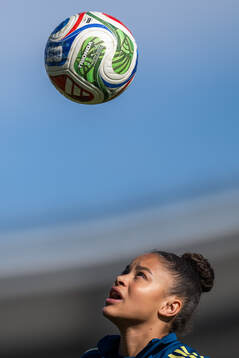 Felicia Schröder of the Swedish women's national football