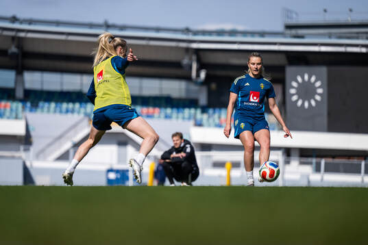 Amanda Nildén of the Swedish women's national football team