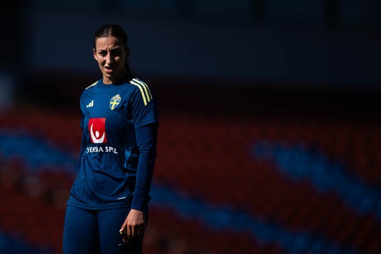 Rosa Kafaji of the Swedish women's national football team