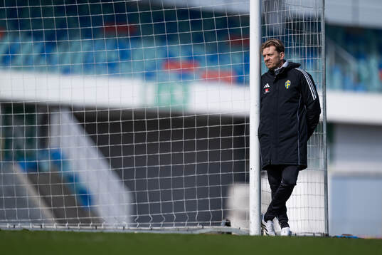 Head coach Tony Gustavsson of the Swedish women's national