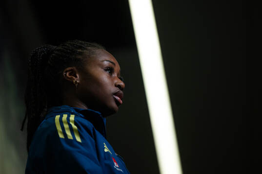 Monica Jusu Bah of Sweden of the Swedish women's national