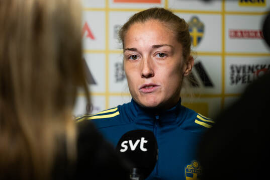 Filippa Angeldahl of Sweden of the Swedish women's national
