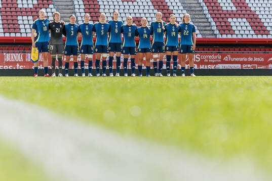 Wilma Leidhammar, goalkeeper Moa Edrud, Hanna Wijk, My