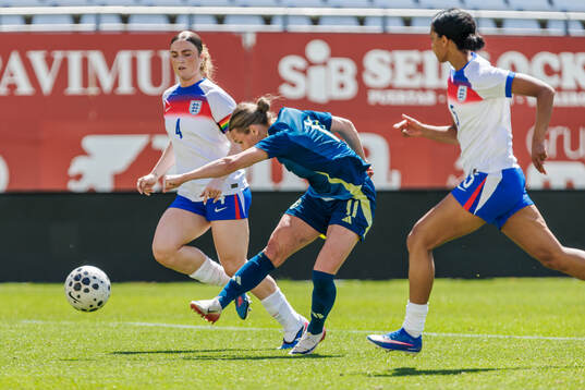 during the international friendly football match between